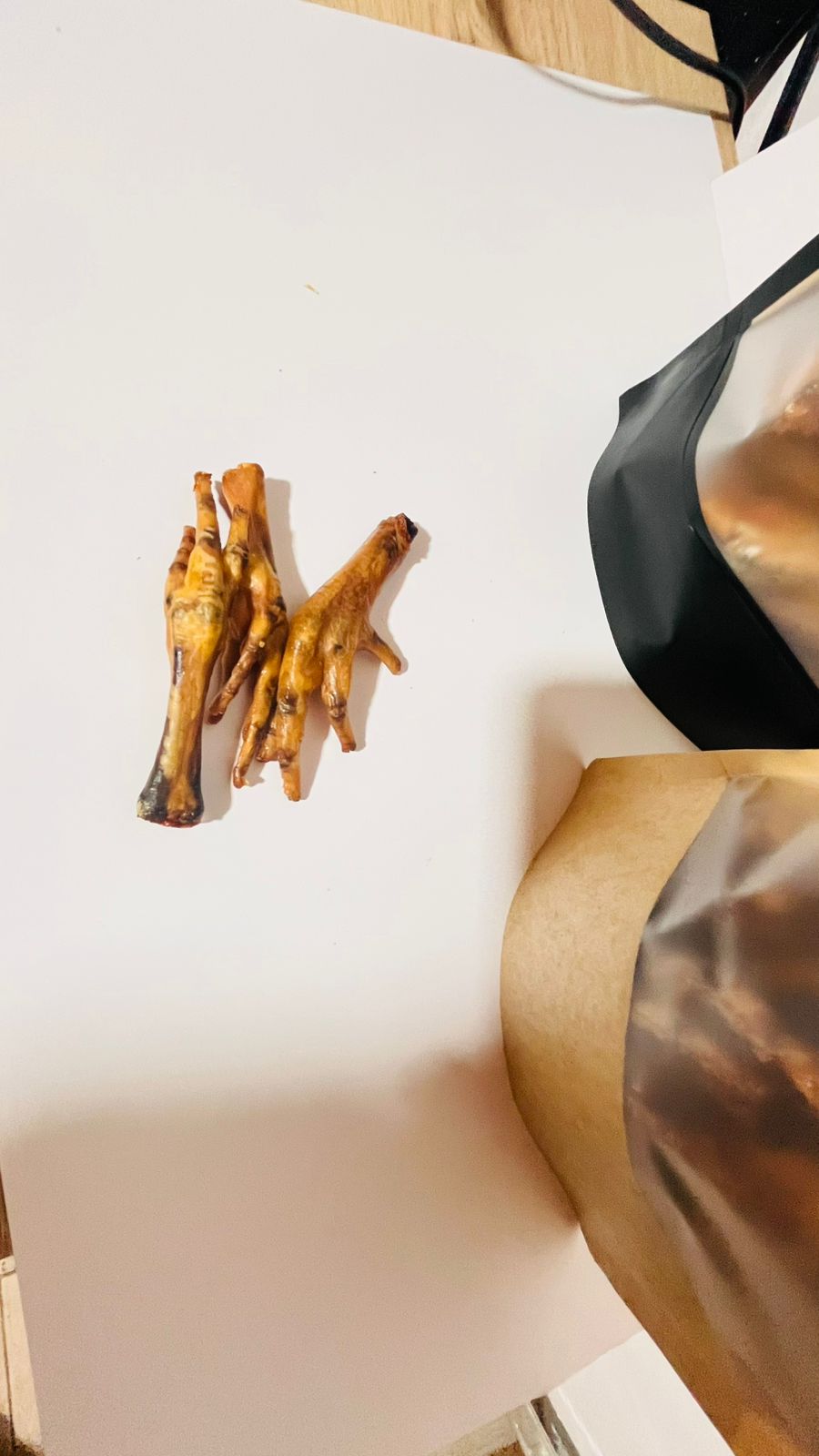 Patitas de pollo deshidratadas (100% Natural) – Snack para perros